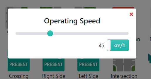 Haqiqiy (ishchi) harakat tezligi (Operating Speed):
